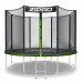Батут Zipro Jump Pro із зовнішньою сіткою 10 футів 312 см чорно-зелений