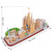 3D пазл CubicFun City Line Барселона (MC256h)