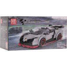 Дитячий конструктор Спортивне авто 398 ел. Білий ZKL.27007