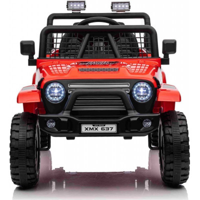 Дитячий акумуляторний позашляховик 4х4 СПОРТИВНИЙ червоний
