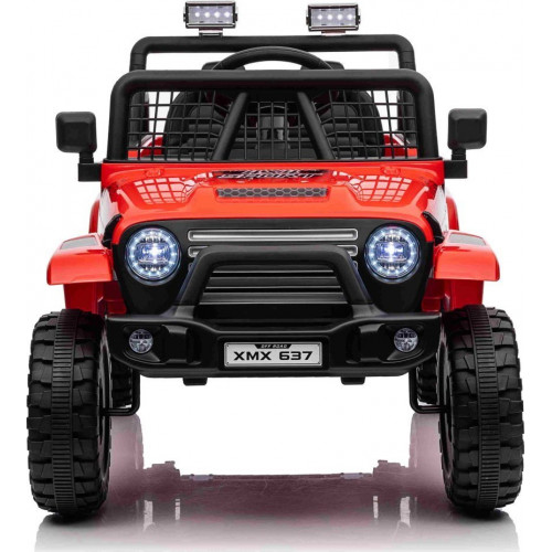 Дитячий акумуляторний позашляховик 4х4 СПОРТИВНИЙ червоний Дитячий акумуляторний позашляховик 4х4 СПОРТИВНИЙ червоний