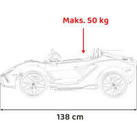 Дитяча акумуляторна машинка Lamborghini SIAN Біла