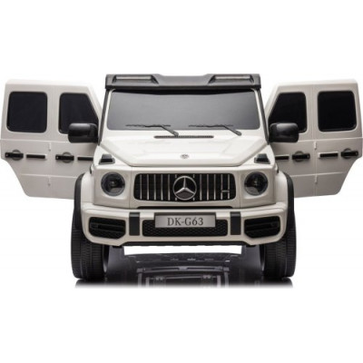 Дитяча акумуляторна машинка Mercedes Benz G63 AMG XXL Біла
