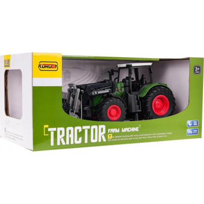 Дитячий іграшковий трактор з ковшем Зелений ZAU.9954