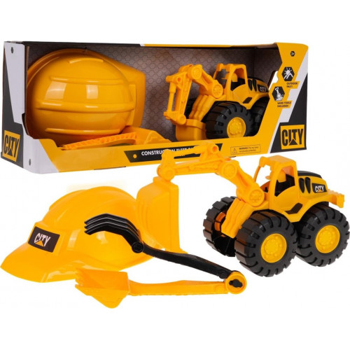 Дитячий набір екскаватора + каска ZAU.G3104-3 Дитячий набір екскаватора + каска ZAU.G3104-3