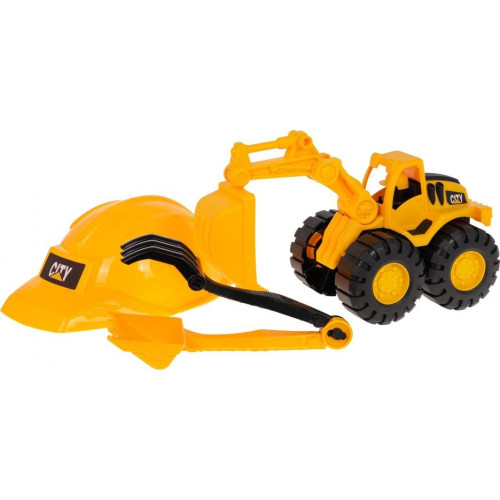 Дитячий набір екскаватора + каска ZAU.G3104-3 Дитячий набір екскаватора + каска ZAU.G3104-3