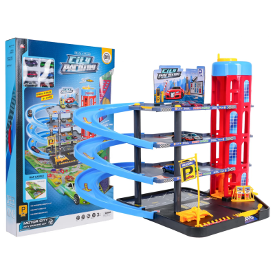 Дитячий іграшковий паркінг Ramiz 981-18 + килимок