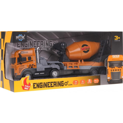 Дитяча машинка бетонозмішувач зі світловою та звуковою функцією ZAU.KLX800-243 Дитяча машинка бетонозмішувач зі світловою та звуковою функцією ZAU.KLX800-243