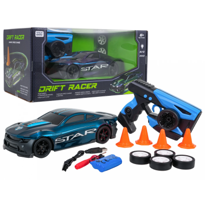 Машинка дитяча Ramiz 33638 Star на дистанційному керуванні, чорно-синя