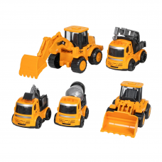 Дитячі будівельні машинки Ramiz 2621-3, жовто-чорні