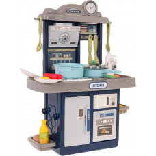 Дитяча кухня Ramiz з функцією звуку на 28 ел. синя