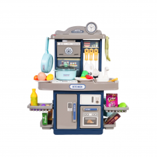 Дитяча кухня з функцією світла, звуку та аксесуарами Ramiz ZDZ.BD8022 38 ел. блакитна