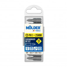 Набір біт Molder PH1x25мм 10шт
