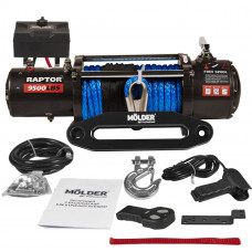 Лебідка Molder Raptor 9500lbs (5.5hp/4.1kw; 265:1) синтетичний трос