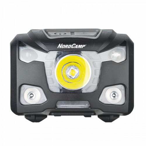 Ліхтар налобний Nord Camp 250Lm, 5W XPG, 1200mAh/3xAAA, з сенсором білий/червоний