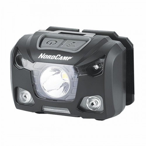 Ліхтар налобний Nord Camp 250Lm, 5W XPG, 1200mAh/3xAAA, з сенсором білий/червоний