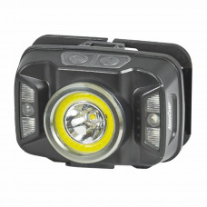 Ліхтар налобний Nord Camp 380Lm, 5W CREE XTE+COB, 1800mAh, з сенсором білий/червоний