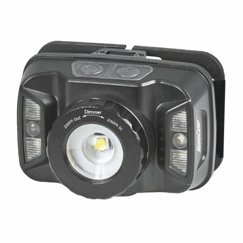 Ліхтар налобний Nord Camp 260Lm, 5W CREE XTE, 1800mAh, Zoom, з сенсором білий/червоний