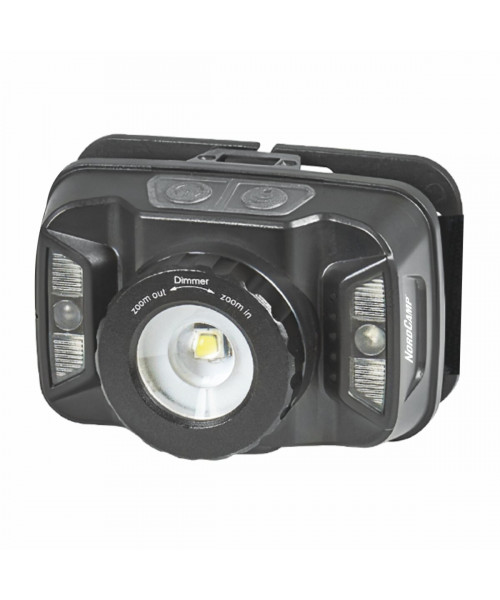Ліхтар налобний Nord Camp 260Lm, 5W CREE XTE, 1800mAh, Zoom, з сенсором білий/червоний