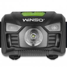 Ліхтар налобний Winso 100Lm, 3W LED, 3xAAA, з сенсором білий/червоний