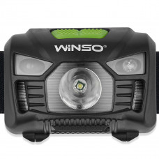 Ліхтар налобний Winso 150Lm, 3W LED, 1200mAh з сенсором білий/червоний