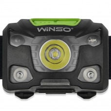 Ліхтар налобний Winso 250Lm, 5W XPG, 1200mAh/3xAAA, з сенсором білий/червоний