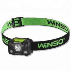 Ліхтар налобний Winso 250Lm, 5W XPG, 1200mAh/3xAAA, з сенсором білий/червоний