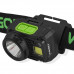 Ліхтар налобний Winso Pro 650Lm, 3W CREE XPG+COB, 1200mAh/3xAAA, з сенсором білий/червоний