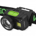 Ліхтар налобний Winso Pro 500Lm, 3W CREE XPG+COB, 1200mAh/3xAAA, Zoom, з сенсором білий/червоний