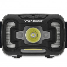 Ліхтар налобний Winso 260Lm, 5W CREE XTE+COB, 3xAAA, з сенсором білий/червоний