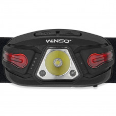 Ліхтар налобний Winso 250Lm, 5W LED, 850mAh, з сенсором білий/червоний