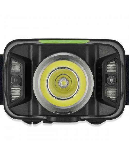 Ліхтар налобний Winso 380Lm, 5W CREE XTE+COB, 1800mAh, з сенсором білий/червоний