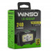 Ліхтар налобний Winso 280Lm, 3W XPE+ COB, 1200mAh, з сенсором білий/червоний