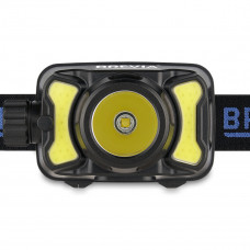 Ліхтар налобний Brevia 550Lm, 3W CREE XPG+COB, 1200mAh/3xAAA, білий/червоний