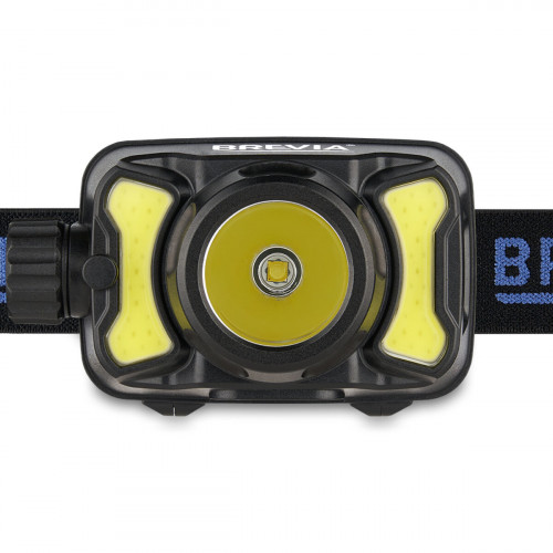 Ліхтар налобний Brevia 550Lm, 3W CREE XPG+COB, 1200mAh/3xAAA, білий/червоний Ліхтар налобний Brevia 550Lm, 3W CREE XPG+COB, 1200mAh/3xAAA, білий/червоний