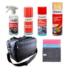 Набір автокосметики Wurth для догляду за салоном авто (6 од.)