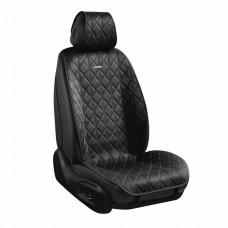Преміум накидки для передніх сидінь CarLife Nitro, black 2шт