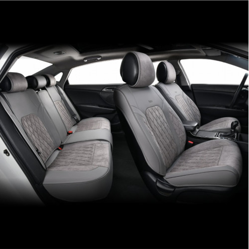 Комплект, 3D чохли для сидінь Beltex Malibu, grey