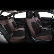 Комплект, 3D чохли для сидінь Beltex Malibu, black-brown