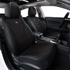 Комплект, 5D чохли для передніх сидінь Beltex Sierra, black-red 2шт