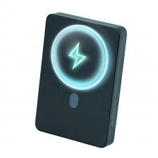 Повербанк (Power Bank) Brevia ePower 10000mAh MagSafe SuperSlim PD20W, Qі15W LCD чорний