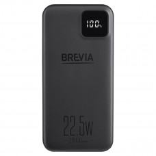 Повербанк (Power Bank) Brevia 20000mAh 22,5W, Li-Pol, LCD чорний