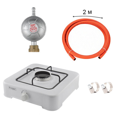 Набір газовий: редуктор, шланг, портативна плита OR-101, хомути