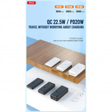 Повербанк (Power Bank) XO PR188 20000mAh 22.5W чорний