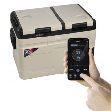 Холодильник автомобільний Brevia 38л (компресор LG) двокамерний 23425