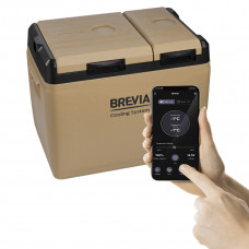 Холодильник автомобільний Brevia 39л двокамерний 23400