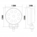 Автолампа світлодіодна Belauto Epistar Flood LED (9*3w)