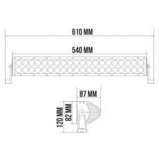 Автолампа світлодіодна Belauto Cree Spot LED (40*3w)