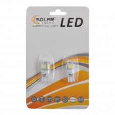 Автолампа Solar LED 12V T10 W2.1x9.5d 5smd 5050 white, 2шт Автолампа Solar LED 12V T10 W2.1x9.5d 5smd 5050 white, 2шт
