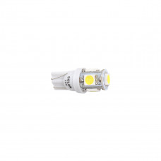 LED автолампа Solar 12V T10 W2.1x9.5d 5smd 5050 white, 2шт